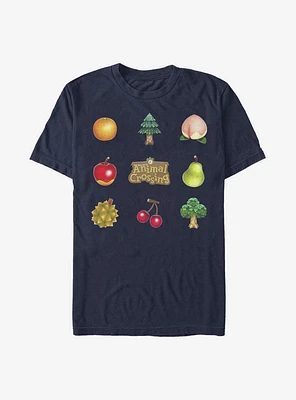 Nintendo Animal Crossing Items T-Shirt