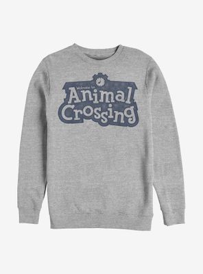 Animal Crossing Vintage Welcome Sign Sweatshirt