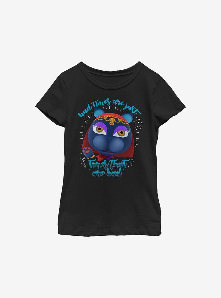 Animal Crossing Katrina Bad Times Youth Girls T-Shirt