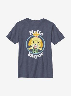 Animal Crossing Isabelle Hello Mayor Youth T-Shirt