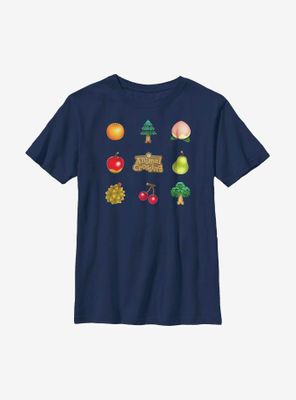 Animal Crossing Fruit And Trees Youth T-Shirt