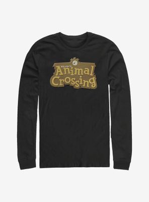 Animal Crossing Classic Welcome Sign Long-Sleeve T-Shirt