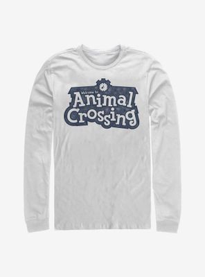 Animal Crossing Vintage Welcome Sign Long-Sleeve T-Shirt