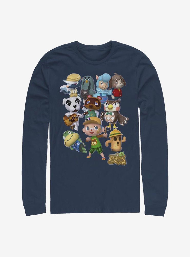 Animal Crossing Welcome Back Long-Sleeve T-Shirt
