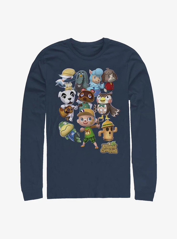 Animal Crossing Welcome Back Long-Sleeve T-Shirt