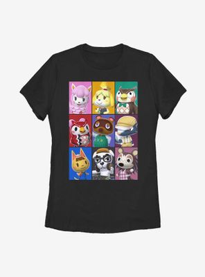 Animal Crossing Blocks Womens T-Shirt