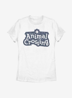 Animal Crossing Vintage Welcome Sign Womens T-Shirt