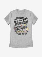 Animal Crossing Important Mayor Stuff Womens T-Shirt