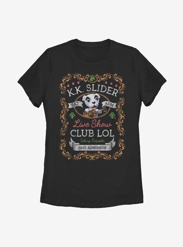 Animal Crossing K.K. Slider Poster Womens T-Shirt