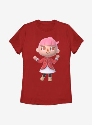 Animal Crossing Female Villager Womens T-Shirt