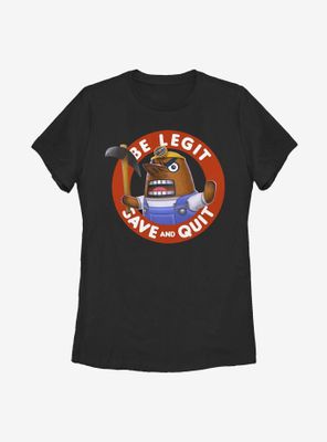 Animal Crossing Legit Resetti Womens T-Shirt