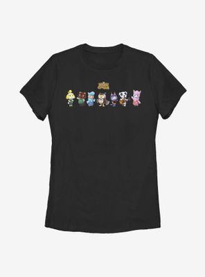 Animal Crossing Friendly Neighbors Womens T-Shirt