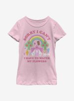 Animal Crossing Have To Water My Flowers Youth Girls T-Shirt