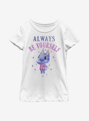 Animal Crossing Rosie Be Yourself Youth Girls T-Shirt