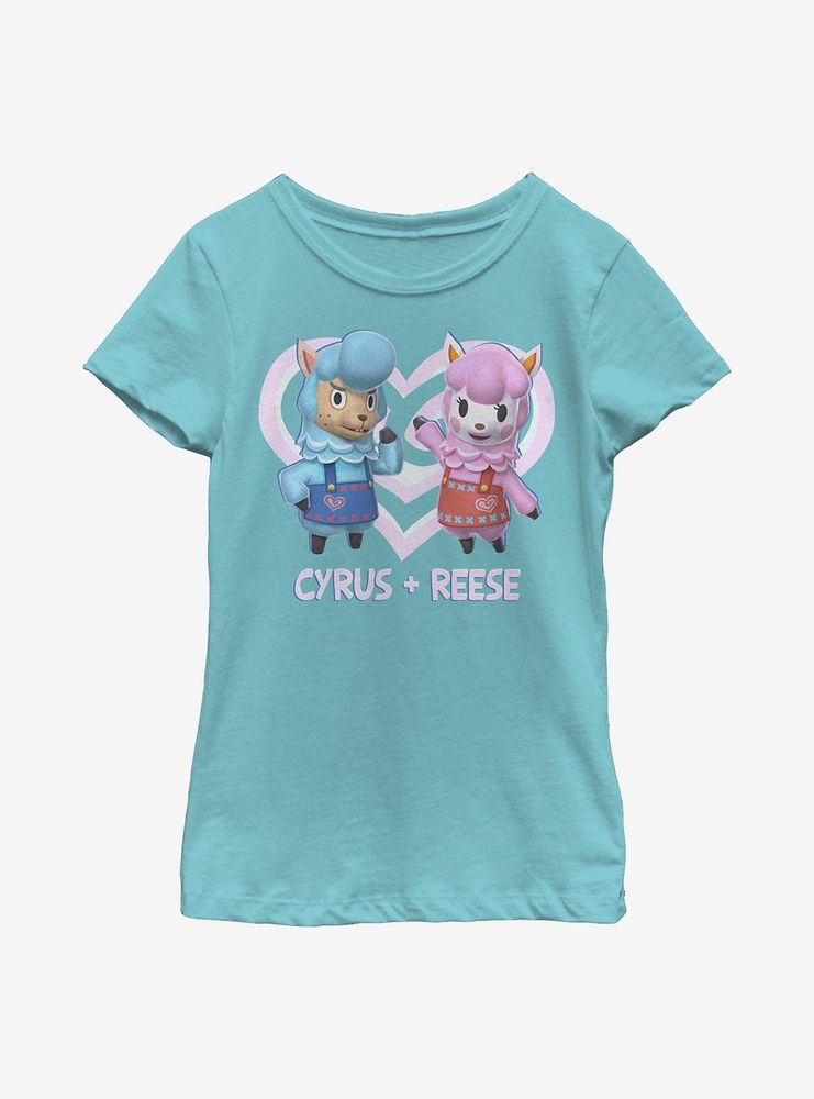 Animal Crossing Cyrus And Reese Youth Girls T-Shirt