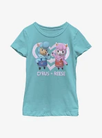 Animal Crossing Cyrus And Reese Youth Girls T-Shirt