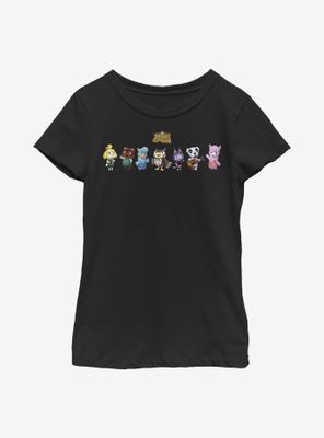 Animal Crossing Friendly Neighbors Youth Girls T-Shirt