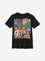 Animal Crossing Neon Characters Youth T-Shirt