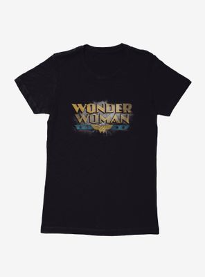 DC Comics Wonder Woman Bold Logo Womens T-Shirt