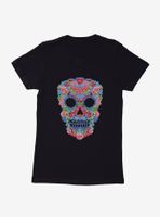 DC Comics Wonder Woman Flower Skull Womens T-Shirt