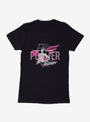 DC Comics Wonder Woman Fierce Pink Power Womens T-Shirt