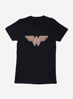 DC Comics Wonder Woman Gold Logo Womens T-Shirt
