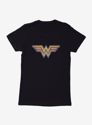 DC Comics Wonder Woman Plated Logo Womens T-Shirt
