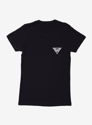 DC Comics Wonder Woman Triangle Logo Womens T-Shirt