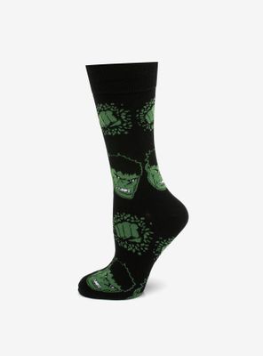 Marvel Hulk Black Socks