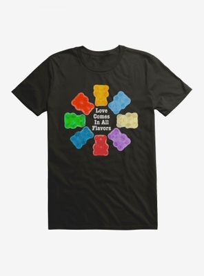 Bear Candy Love Comes All Flavors T-Shirt