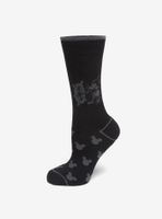 Disney Steamboat Willie Black Socks