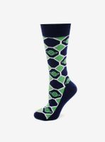 Star Wars Yoda Navy Checker Socks