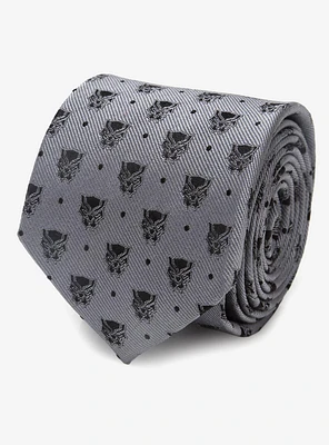 Marvel Black Panther Gray Dot Tie