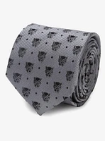 Marvel Black Panther Gray Dot Tie