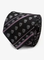 Marvel Black Panther Stripe Black Tie