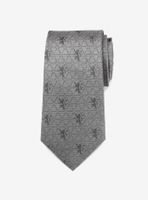 Game Of Thrones Lannister Geometric Sword Gray Tie