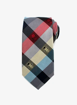 Marvel Comics Plaid Tie