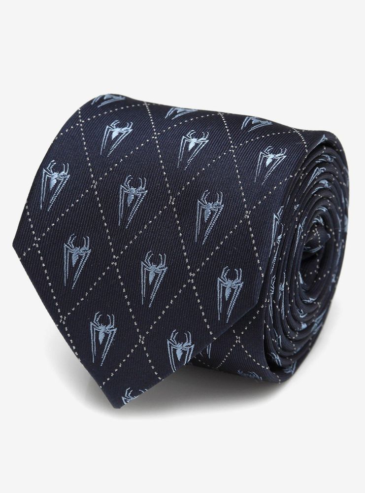 Marvel Spider-Man Diamond Navy Tie