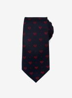 DC Comics Superman Shield Navy and Red Dot Tie