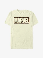 Marvel Logo Cheetah Fill T-Shirt