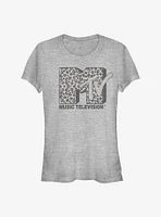 MTV Leopard Logo Girls T-Shirt