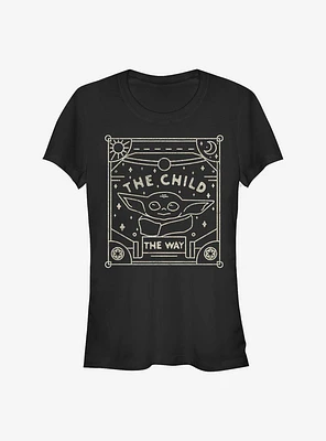 Star Wars The Mandalorian Child Tarot Girls T-Shirt