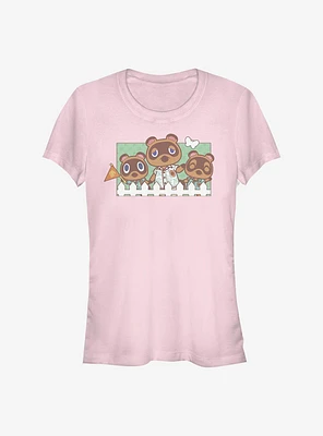 Animal Crossing: New Horizons Nook Family Girls T-Shirt