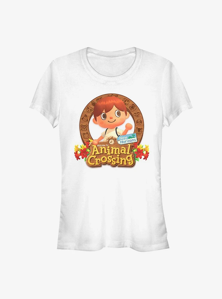 Nintendo Animal Crossing Villager Emblem Girls T-Shirt