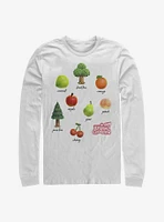 Nintendo Animal Crossing Fruits And Trees Long-Sleeve T-Shirt