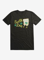 SpongeBob SquarePants Earth Day Gold Sketch T-Shirt