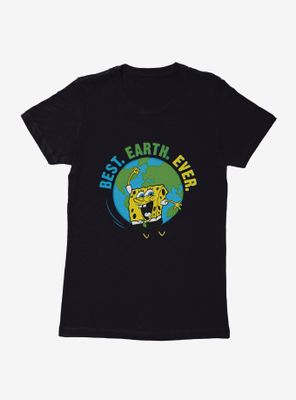 SpongeBob SquarePants Earth Day Best Ever Womens T-Shirt