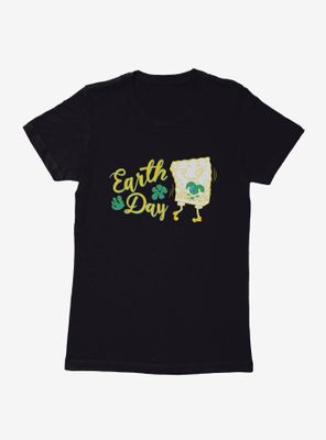 SpongeBob SquarePants Earth Day Gold Sketch Womens T-Shirt