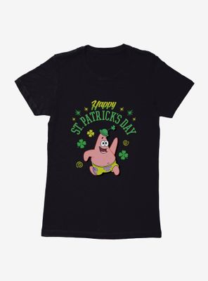 SpongeBob SquarePants Happy Saint Patrick's Day Hat Womens T-Shirt