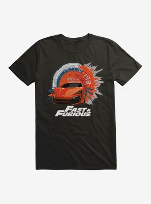 Fast & Furious Orange Car Gauge T-Shirt